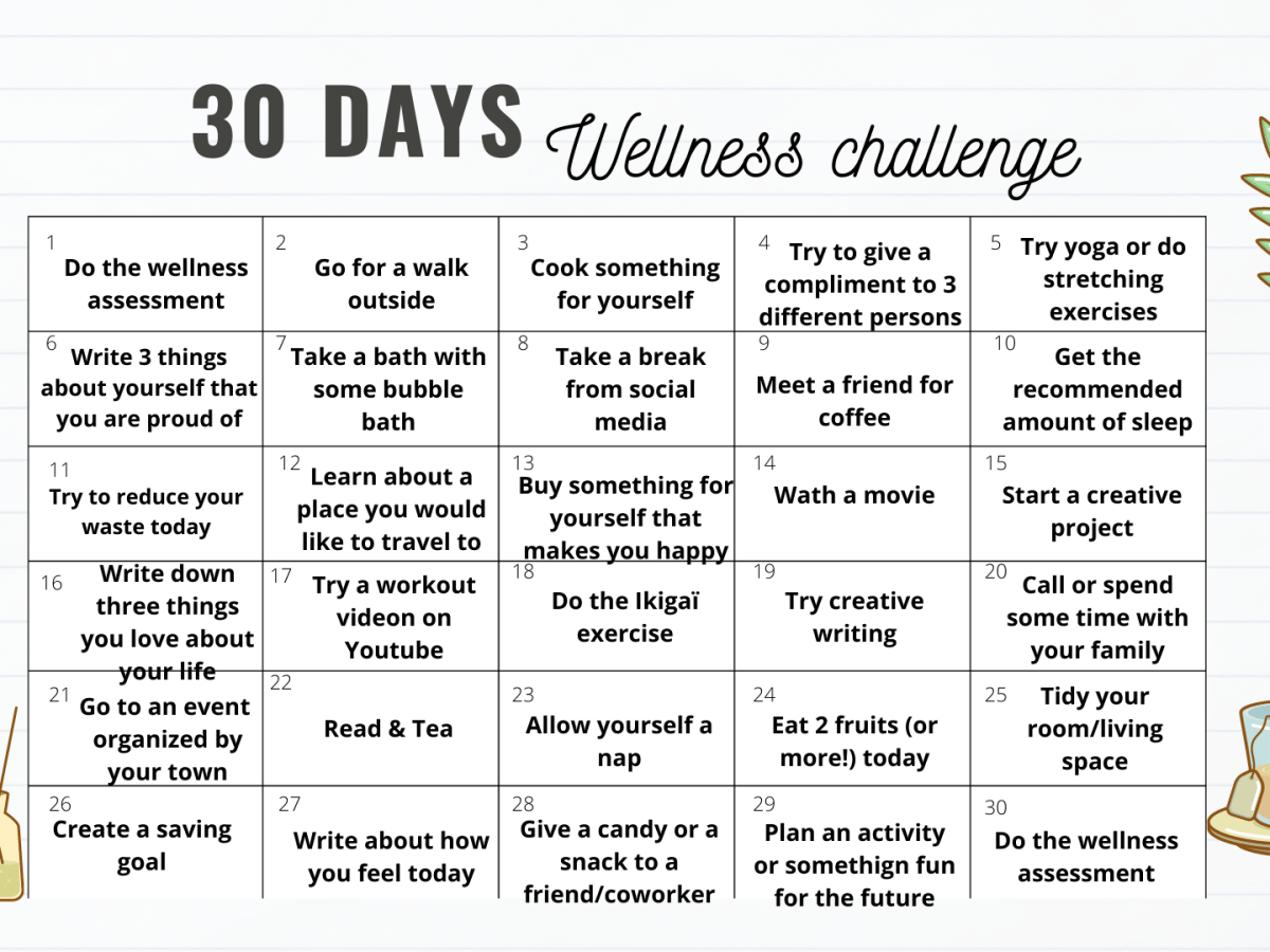30-Days Wellness Challenge